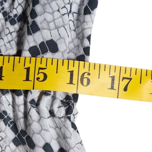 Equipment Femme Silk Snake Print Shirt Dress XS Quiet Luxury Grunge Indie Fall - Picture 8 of 12